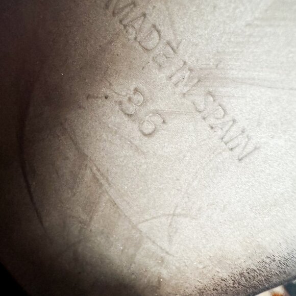 L' Intervalle Brown Leather Block Heel Booties NEW 36 - Picture 5 of 5